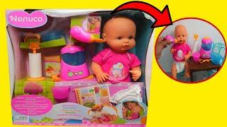 Baby Doll Neuco's first feeding with baby doll Spoon and doll accessories