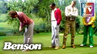 Benson | A Very Competitive Game Of Golf | Classic TV Rewind