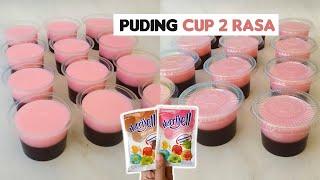 JUALAN INI AJA, HANYA MODAL NUTRIJELL BISA JADI PUDING CUP 2 RASA