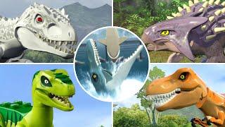 LEGO Jurassic World - All Bosses