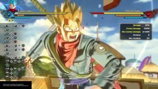 DRAGON BALL XENOVERSE 2 combos with FUTURE LOKU