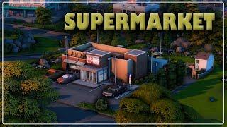 Супермаркет & Сквер в Коппердейле \ Строительство The Sims 4