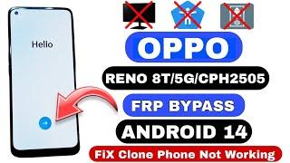 OPPO Reno 8T FRP Bypass Android 14 | OPPO Reno 8T 5G FRP Unlock Without PC | OPPO CPH2505 FRP Bypass