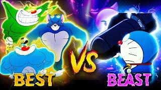 Ft. Doraemon Vs Bodybuilders - Why Not Edit  | Who Will Win ? Gaming With Nobita