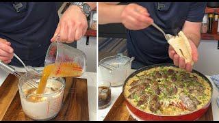 أطيب صينية كفتة بالطحينية بطريقة جديدة وفخمة [Best Kofta with Tahini sauce]