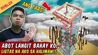 Subrang Taas ng Building ko Di Abot ng Halimaw! - Build to Survive Roblox