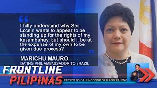 Marichu Mauro, may buwelta kay Locsin