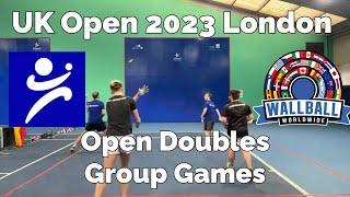 UK Opens Doubles Group Play Games A’s Wallball Worldwide