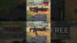 Free Vs Paid Legendary Gun in CODM  #codm #shorts