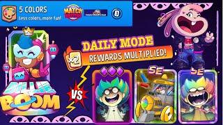 Match Masters 5 Color Daily Mode Billie Boom Legendary Booster winner