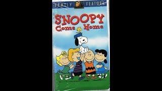 Opening to Snoopy, Come Home 1995 VHS