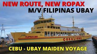 Cebu City to Ubay, Bohol, Philippines | Maiden Voyage of M/V Filipinas Ubay | Cokaliong