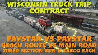 SnowRunner Wisconsin Truck Trip Contract Paystar Race Beach Vs Main Road Section