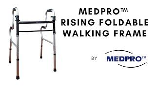 MEDPRO™ Rising Foldable Walking Frame