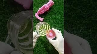 How to make bubble liquid at home  #shorts #youtubeshorts #satisfying