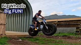 Fat Tire Electric Dirt Bike Works Amazingly Well