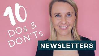 Increase Email Open Rates  10 DOs & DON’Ts of EMAIL NEWSLETTERS