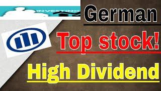 Best german stocks - High dividend - Top value investing stocks to buy and hold forever