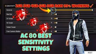 The Ultimate AC80 Sensitivity Guide for Free Fire!