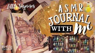 ASMR Creative Journal Apothecary Surprises🪴 Scrapbooking Layouts |  Aesthetic Journaling | No BGM