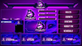 Top Twitch Overlay Design 122 Free Twitch Overlay Template