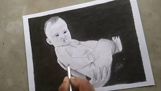 Baby safe my hands/how to drow  baby sketch 1#baby#sketch