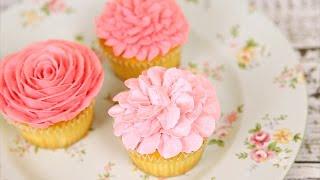 Amazing Buttercream Flower Cupcakes - CAKE STYLE