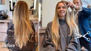 Cutting 5-INCHES off My Hair with the VIRAL DIAMOND DRY CUT!! Such a TRANSFORMATION | Shonagh Scott