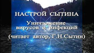 НАСТРОЙ СЫТИНА. Уничтожение вирусов и инфекций. Видео от ТаГоры