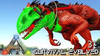 ARK: SURVIVAL EVOLVED - PRIMEVAL INDOMINUS REX & VOLCANIC ARMOR | PUGNACIA DINOS EBENUS ASTRUM E31