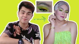 bright Green and Yellow eyeshadow  | Fhido G.