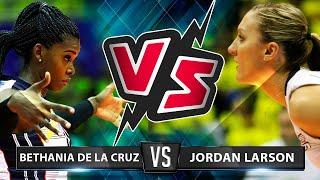 Bethania de la Cruz vs Jordan Larson | Who is the Best for you ? | Amazing spikes | VNL 2019 |