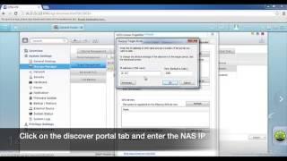 How to set up IP-SAN by using iSCSI target on a QNAP NAS?