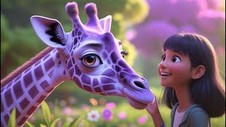 The Story of Lila The Purple Giraffe Who Changed the Savannah