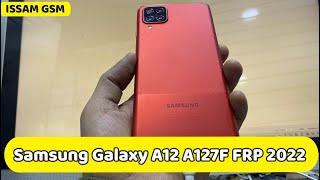 Samsung Galaxy A12 2022 with knox Bypass A127F FRP Android 11 & 12