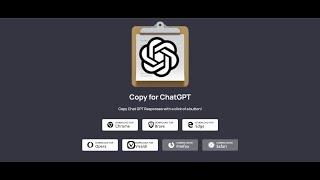 Copy for ChatGPT