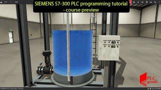 SIEMENS S7-300 PLC programming tutorial - course preview