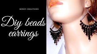 how to make beads earrings at home #handmadeearrings