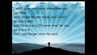 Group 1 Crew - He Said (Feat. Chris August) ~Lyrics