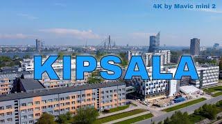 Kipsala - Being a Riga's Manhattan, university campus and a quiet village | 4K Drone Footage