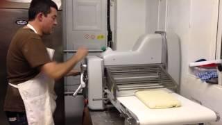 Rolling process for all-butter puff pastry