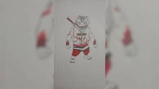 how to draw free fire pet ice sensei tiger