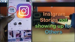 Instagram Stories Not showing up for others Fix-5 Solutions