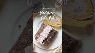 Blackberry Cake Roll #cake #cakeroll #dessert #recipes #recipeoftheday #dessertlover #baking