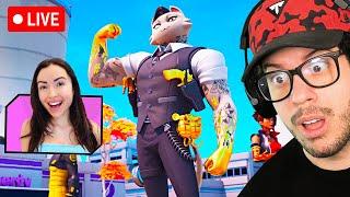 Playing FORTNITE with MY ALMOST WIFE! (Chapter 2 Remix)