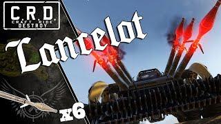 Crossout: [ spear x6 & harvester ] LANCELOT [ver. 0.9.130]