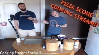 Cooking Stream Special Pizza Scones with MR.S1R and Sugar Butter Challenge!!