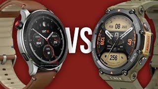 Comparativo: AMAZFIT GTR 4 vs AMAZFIT T-REX 2 - Quais as diferenças? Qual vale mais a pena?