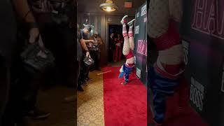 Billie eilish - armani white - red carpet handstand twerk