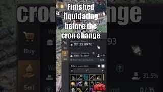 Liquidating 500b to spend on vendor crons/costume snipe #bdo #enhancing #gaming